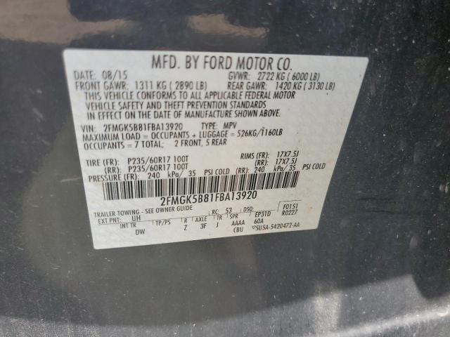 2015 FORD FLEX SE - 2FMGK5B81FBA13920
