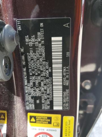 2011 Toyota Highlander Base VIN: 5TDZA3EH2BS015152 Lot: 61163834