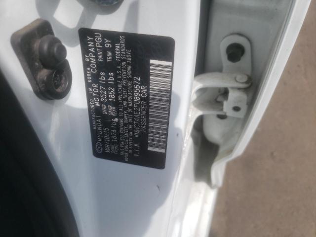 2015 Hyundai Accent Gls VIN: KMHCT4AE2FU895672 Lot: 62225874