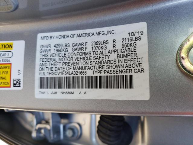 1HGCV1F54LA021666 Honda Accord EXL 13