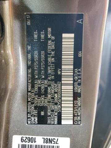 2017 TOYOTA SEQUOIA LI 5TDKY5G1XHS068862