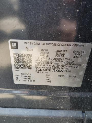 2019 CHEVROLET EQUINOX LT 2GNAXTEV1K6279496  65454614