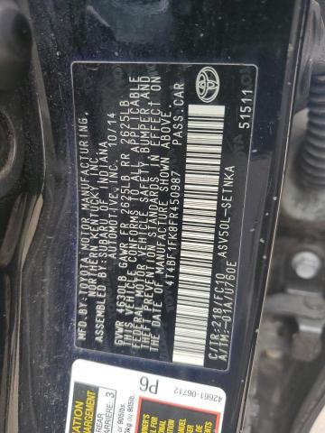 VIN 4T4BF1FK8FR450987 2015 Toyota Camry, LE no.13