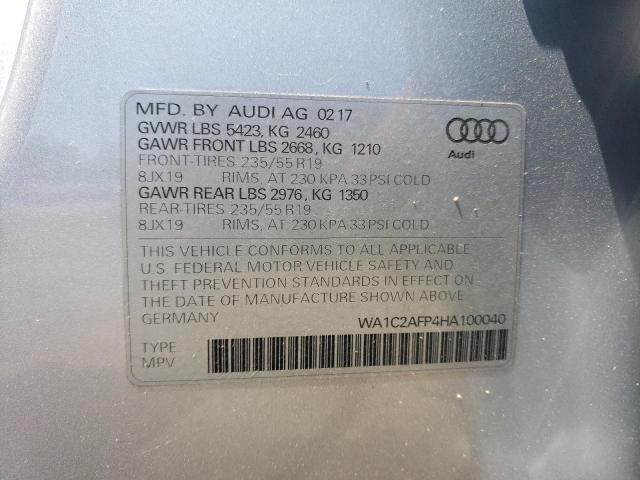 VIN WA1C2AFP4HA100040 2017 Audi Q5, Premium no.13