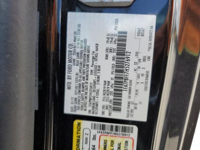 2017 FORD MUSTANG GT - 1FATP8FF7H5276912