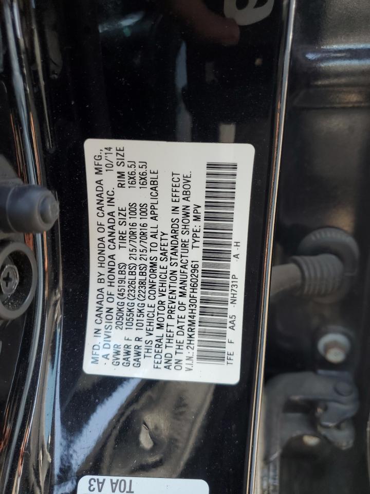 2HKRM4H30FH602961 2015 Honda Cr-V Lx