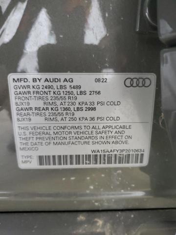 2023 AUDI Q5 SPORTBA WA15AAFY3P2010634