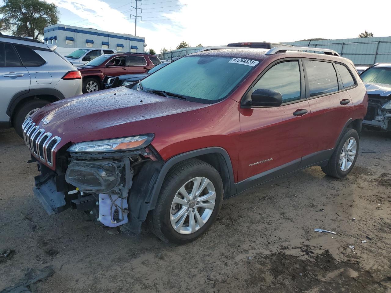 2015 Jeep Cherokee Sport vin: 1C4PJLAB3FW695061