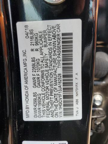 VIN 1HGCV1F13JA162528 2018 Honda Accord, LX no.12