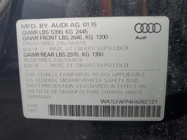 VIN WA1LFAFP4FA092121 2015 Audi Q5, Premium Plus no.13