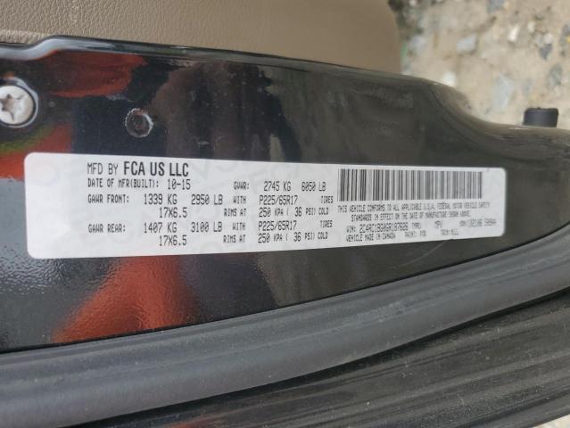 2016 Chrysler Town & Country Touring VIN: 2C4RC1BG0GR187626 Lot: 62390734