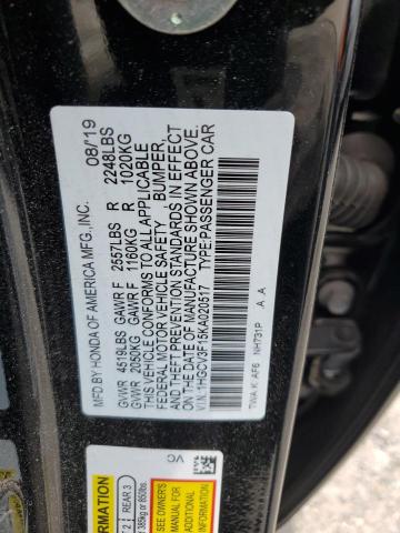 2019 HONDA ACCORD HYB - 1HGCV3F15KA020517