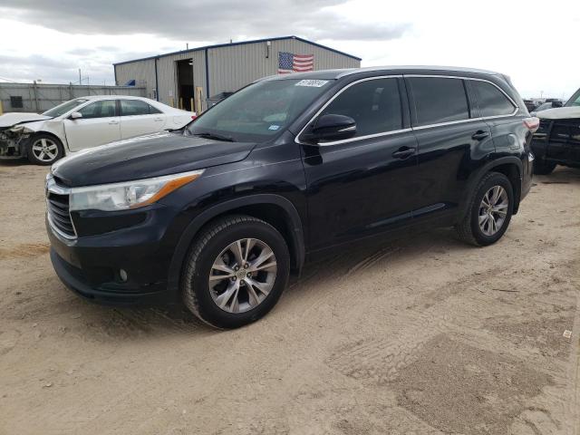 VIN 5TDKKRFHXFS080885 2015 Toyota Highlander, Xle no.1