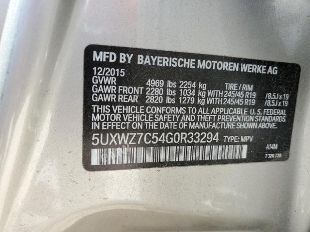 VIN 5UXWZ7C54G0R33294 2016 BMW X3, Sdrive28I no.13