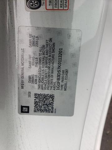 2019 CHEVROLET CAMARO LS - 1G1FB3DS7K0113201