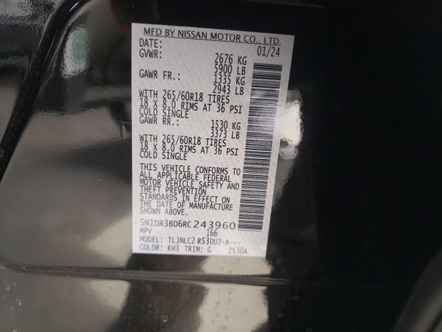 2024 NISSAN PATHFINDER - 5N1DR3BD6RC243960