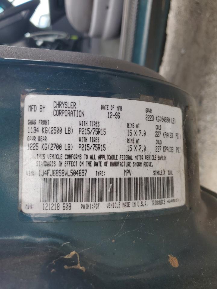 1J4FJ68S8VL504697 1997 Jeep Cherokee Sport