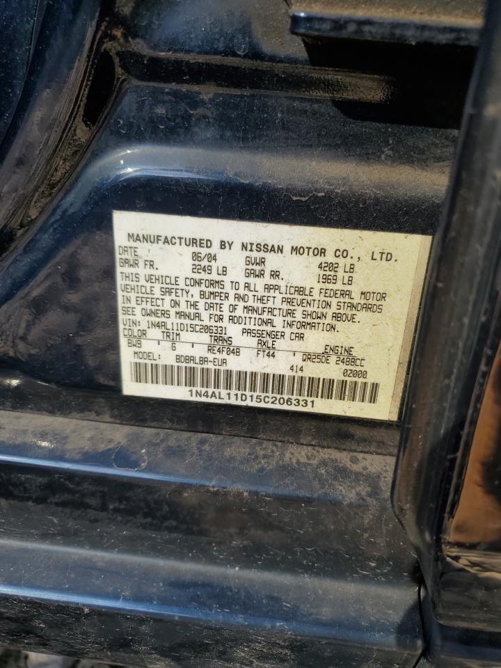 1N4AL11D15C206331 2005 Nissan Altima S