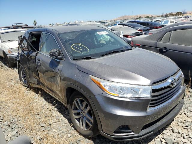 VIN 5TDZARFH0FS014265 2015 Toyota Highlander, LE no.4