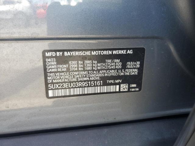 2024 BMW X5 xDrive40I VIN: 5UX23EU03R9S15161 Lot: 60108044