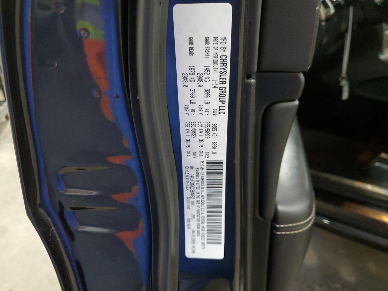 1C4RJFCM7EC384032 2014 Jeep Grand Cherokee Overland