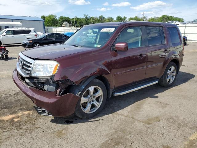 VIN 5FNYF4H54DB076675 2013 Honda Pilot, Exl no.1