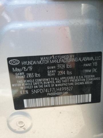 2020 HYUNDAI ELANTRA SE - 5NPD74LF7LH499827