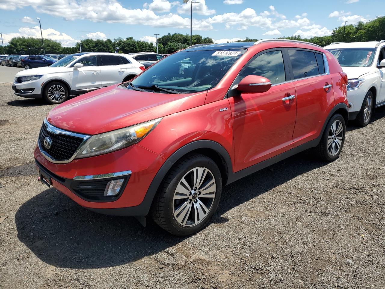 2014 Kia Sportage Ex vin: KNDPCCAC6E7630880