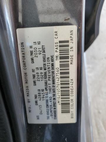 2016 MAZDA 6 SPORT - JM1GJ1U57G1427560