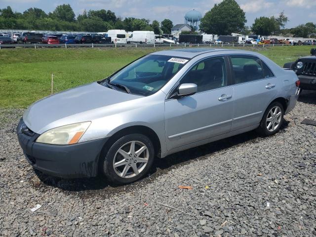 HONDA ACCORD EX 2003 silver sedan 4d gas 1HGCM66513A074938 photo #1