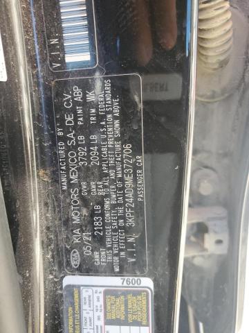 2021 KIA FORTE FE - 3KPF24AD9ME372706