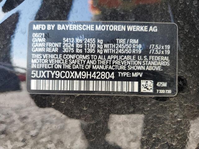 5UXTY9C0XM9H42804 2021 BMW X3 xDrivem40I