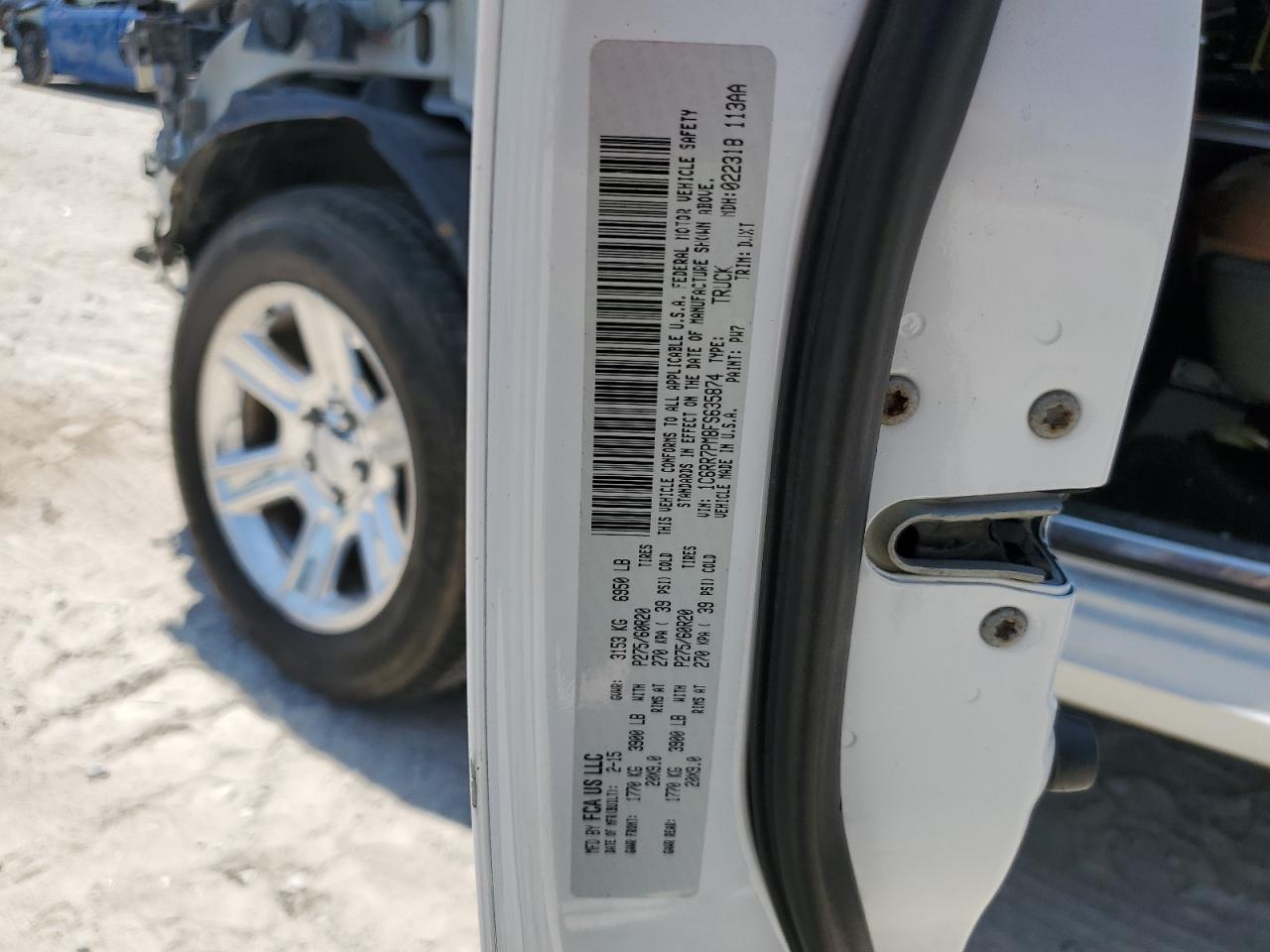 1C6RR7PM8FS635874 2015 Ram 1500 Longhorn