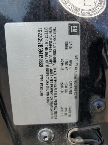 2009 Pontiac G6 VIN: 1G2ZG57B694150339 Lot: 61516544