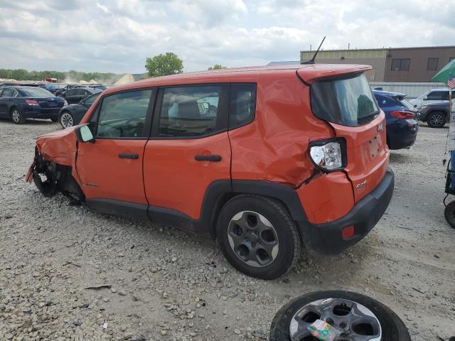 Vin: zaccjbat3fpc23361, lot: 62801114, jeep renegade sport 20152