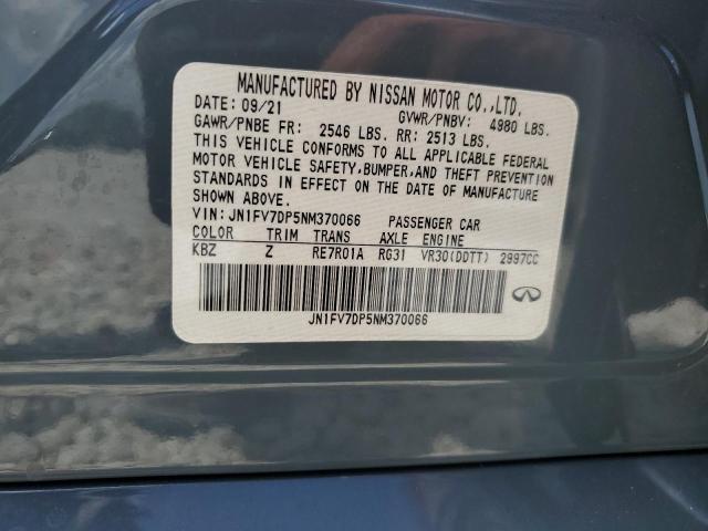 2022 INFINITI Q50 RED SP - JN1FV7DP5NM370066