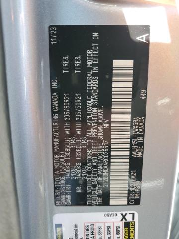 2024 LEXUS RX 350H BA 2T2BBMCA4RC026517