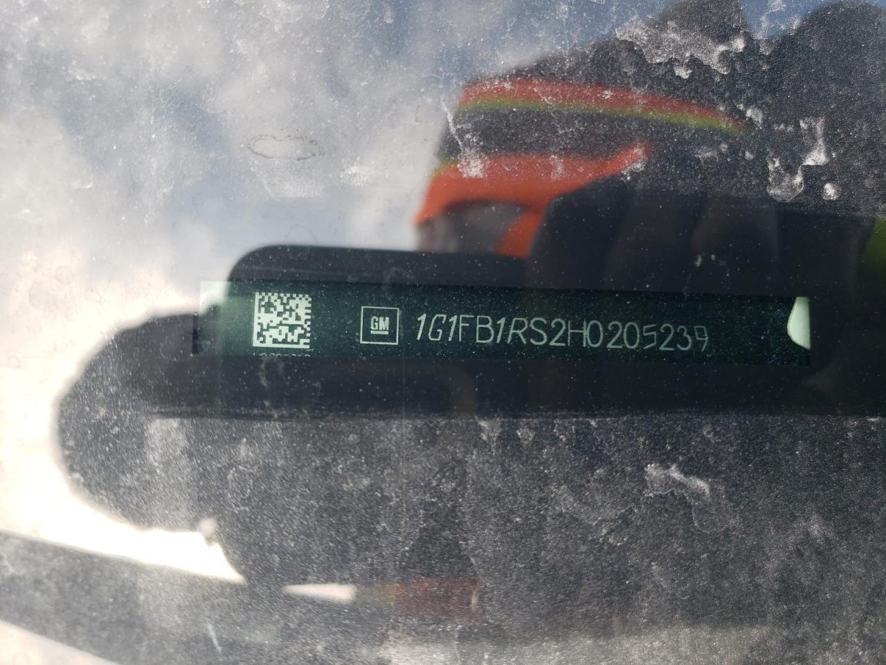 1G1FB1RS2H0205239 2017 Chevrolet Camaro Lt