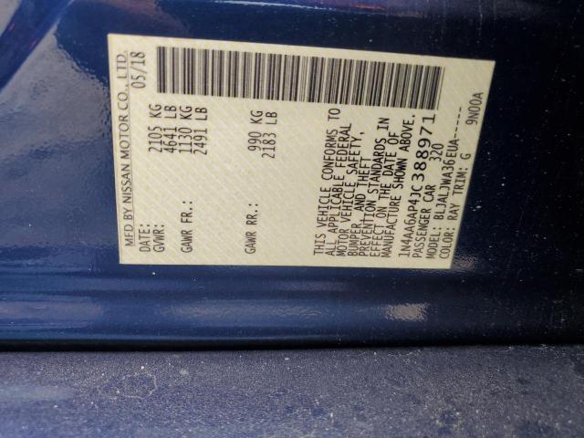2018 NISSAN MAXIMA 3.5 - 1N4AA6AP4JC388971