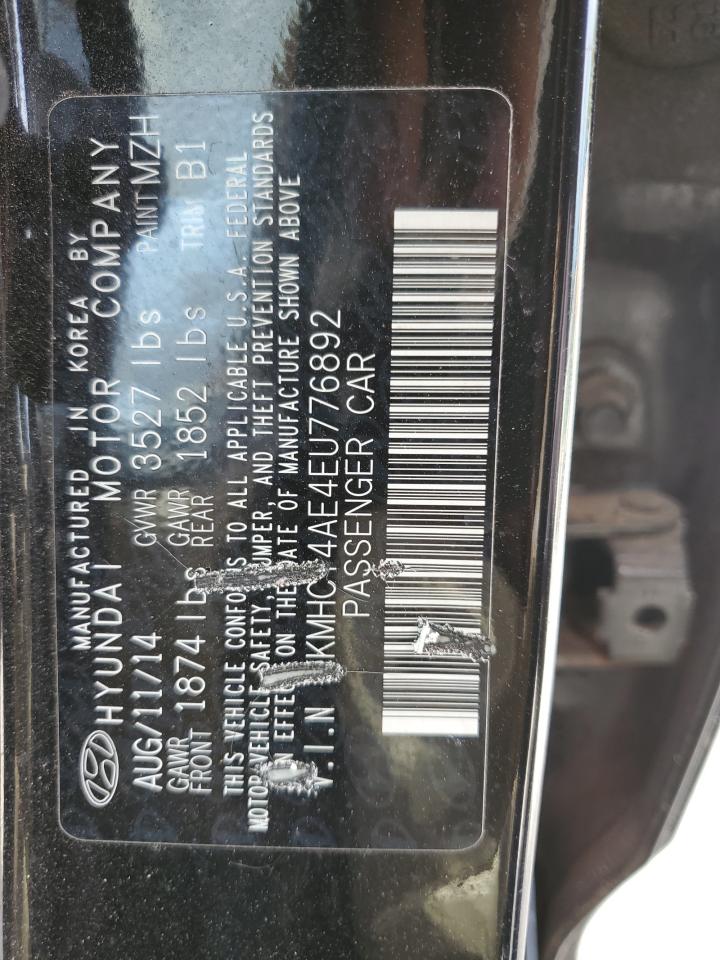 KMHCT4AE4EU776892 2014 Hyundai Accent Gls