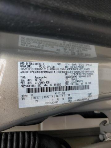 1FADP3K23FL203300 2015 FORD FOCUS - Image 12