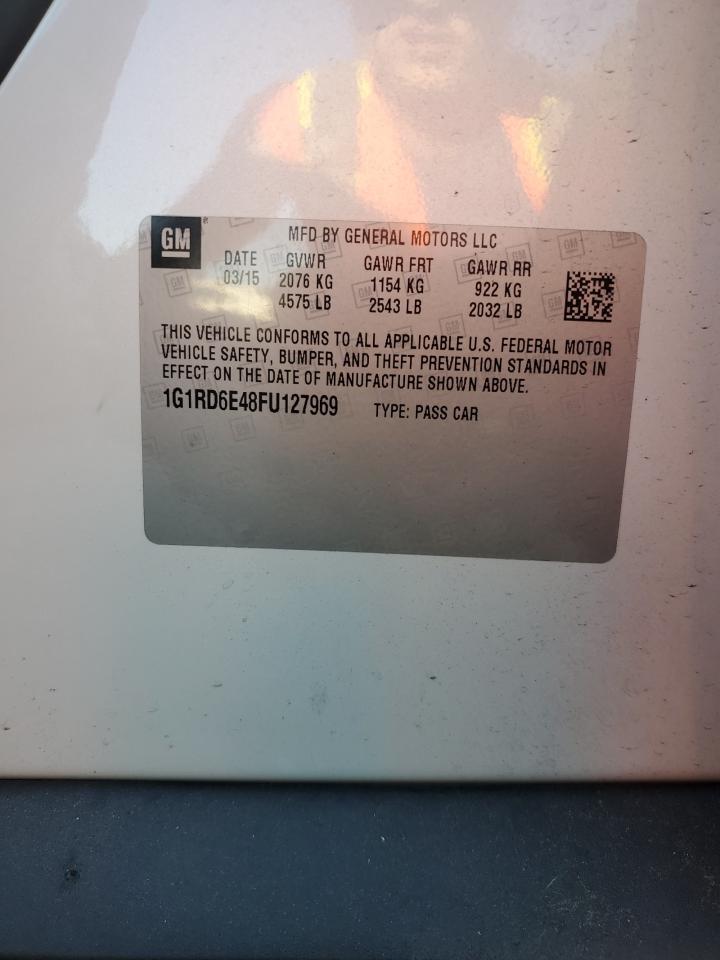 1G1RD6E48FU127969 2015 Chevrolet Volt