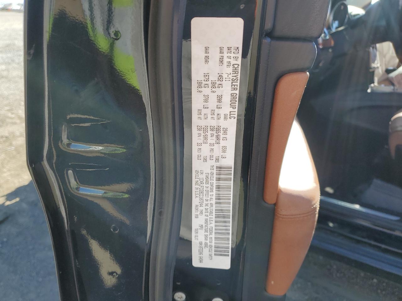 1C4RJFCG9CC107244 2012 Jeep Grand Cherokee Overland