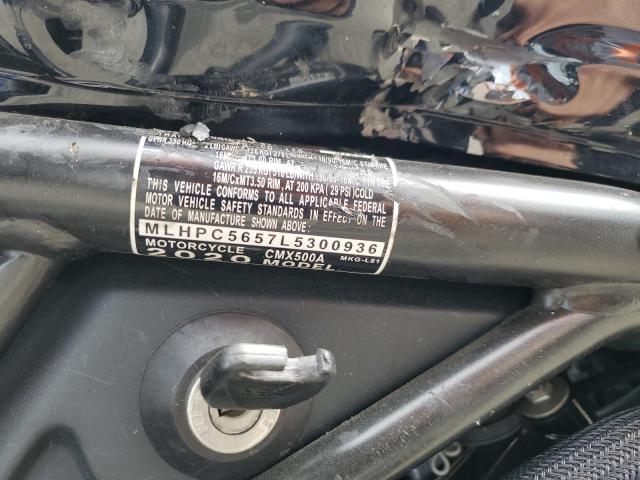 2020 HONDA CMX500 A - MLHPC5657L5300936