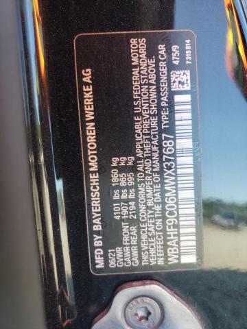2021 BMW Z4 M40I - WBAHF9C06MWX37687