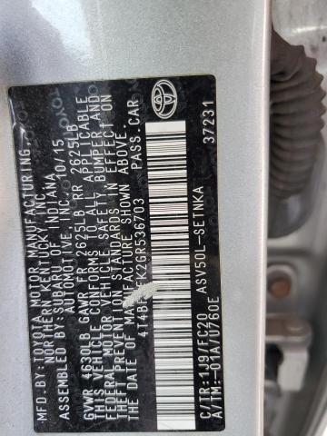 VIN 4T4BF1FK2GR536703 2016 Toyota Camry, LE no.12