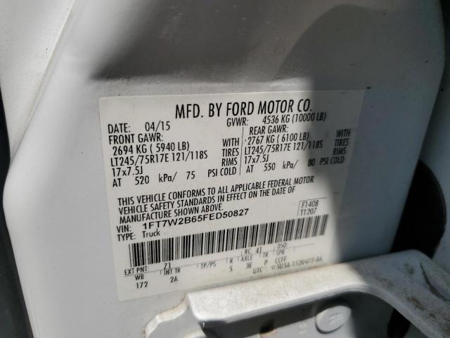 2015 FORD F250 SUPER - 1FT7W2B65FED50827
