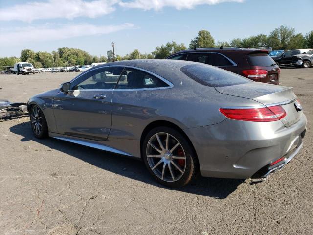 MERCEDES-BENZ S 63 AMG 2015 gray  gas WDDXJ7JB1FA007228 photo #3