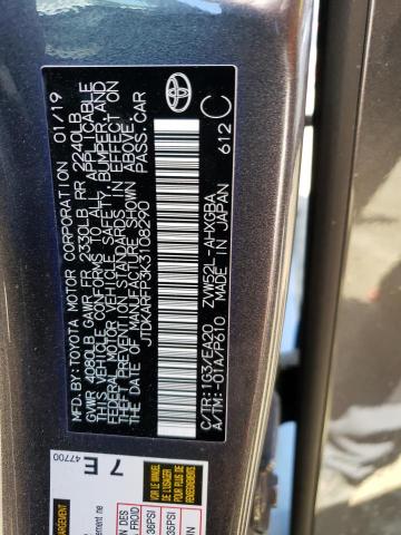 2019 Toyota Prius Prime VIN: JTDKARFP3K3108290 Lot: 61564314