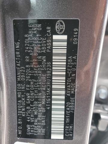 2024 TOYOTA CAMRY SE N - 4T1G11AK3RU198236